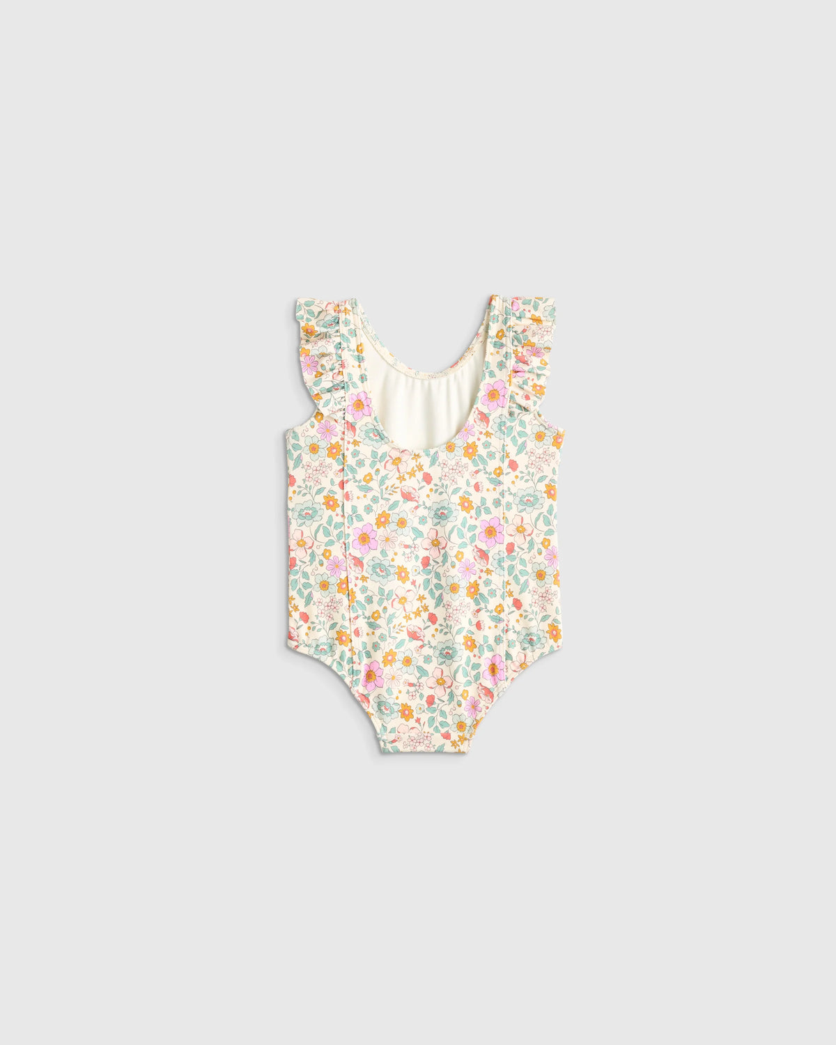Ruffle One Piece Swimsuit - 0-3M / Pineapple