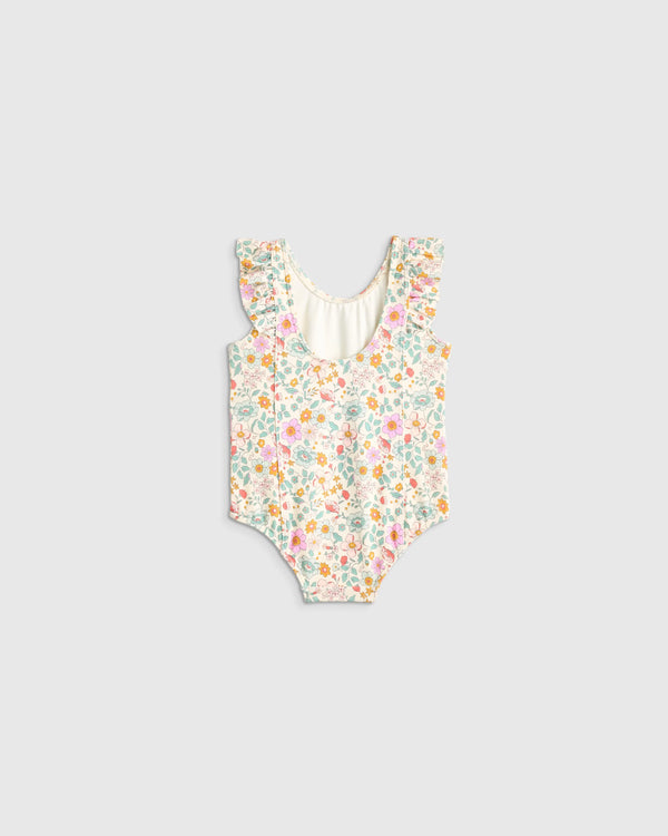 Ruffle One Piece Swimsuit - 0-3M / Pineapple