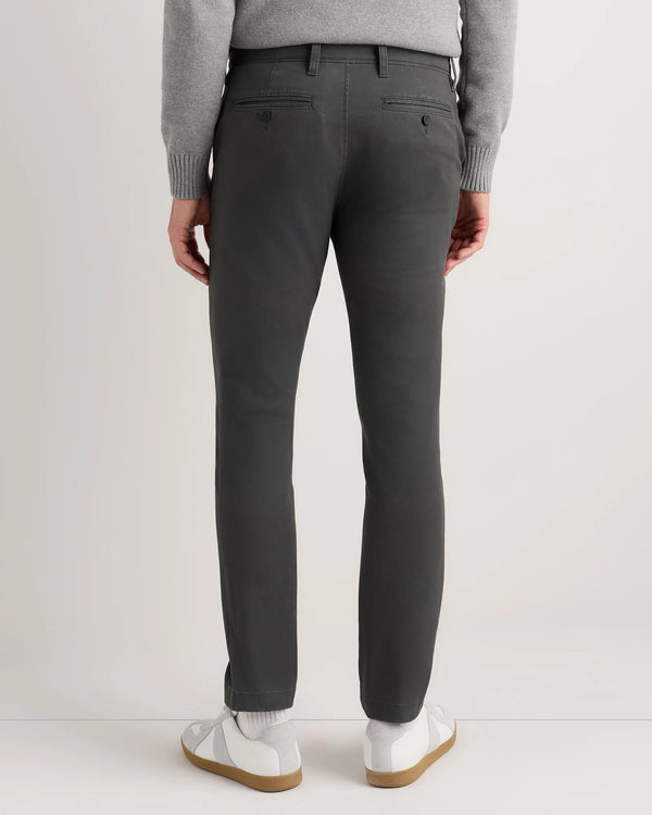 Organic Cotton Stretch Chino Pants - Slim - 30X30 / Stone