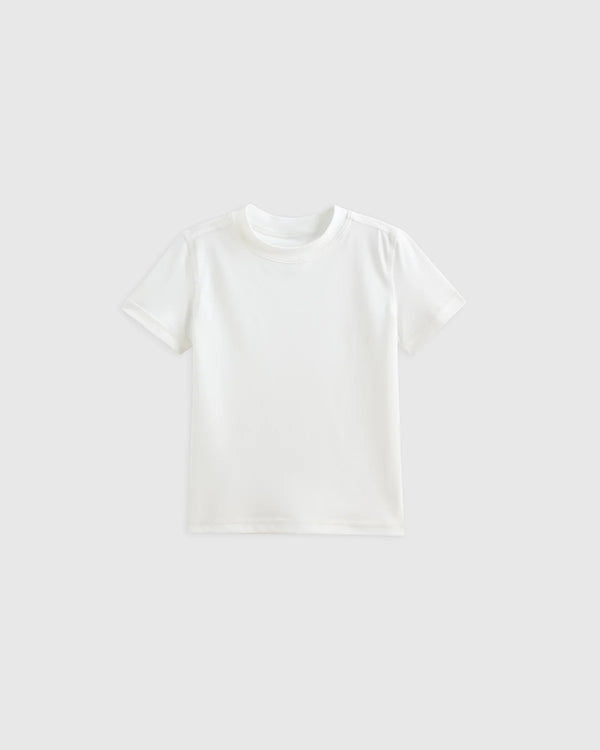 Short Sleeve Rash Guard Top - 2T / Coral Orange