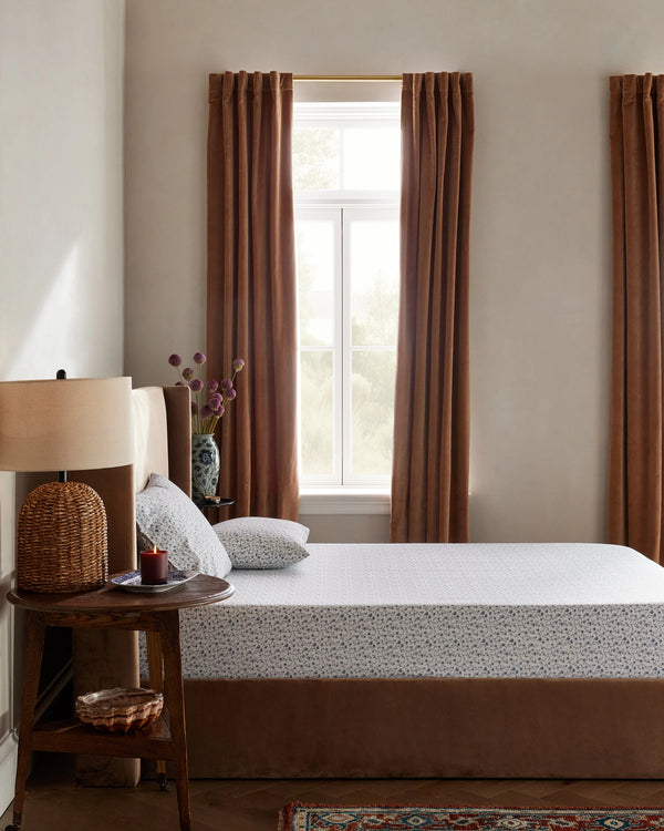 Organic Crisp Percale Fitted Sheet Set - Twin / Espresso