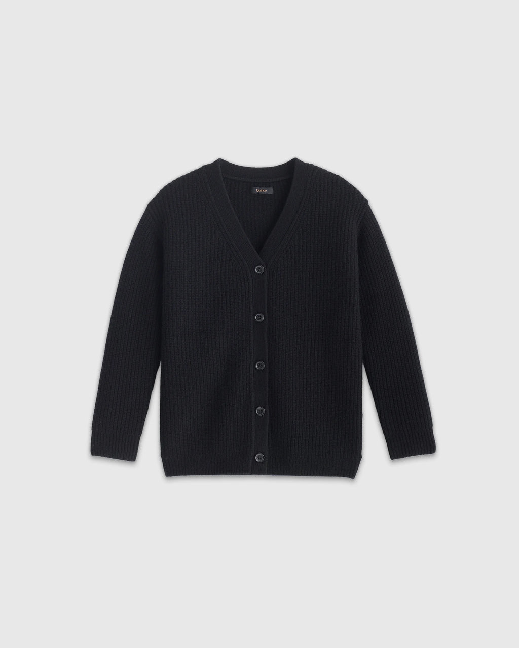 Washable Cashmere Oversized Fisherman Cardigan - 2T / Heather Grey