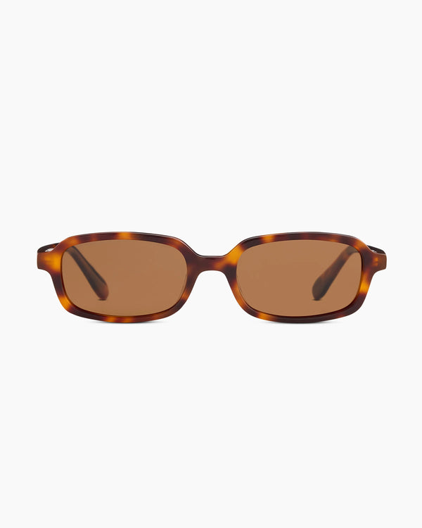 Mykonos Polarized Acetate Sunglasses - One Size / Black with Green lens
