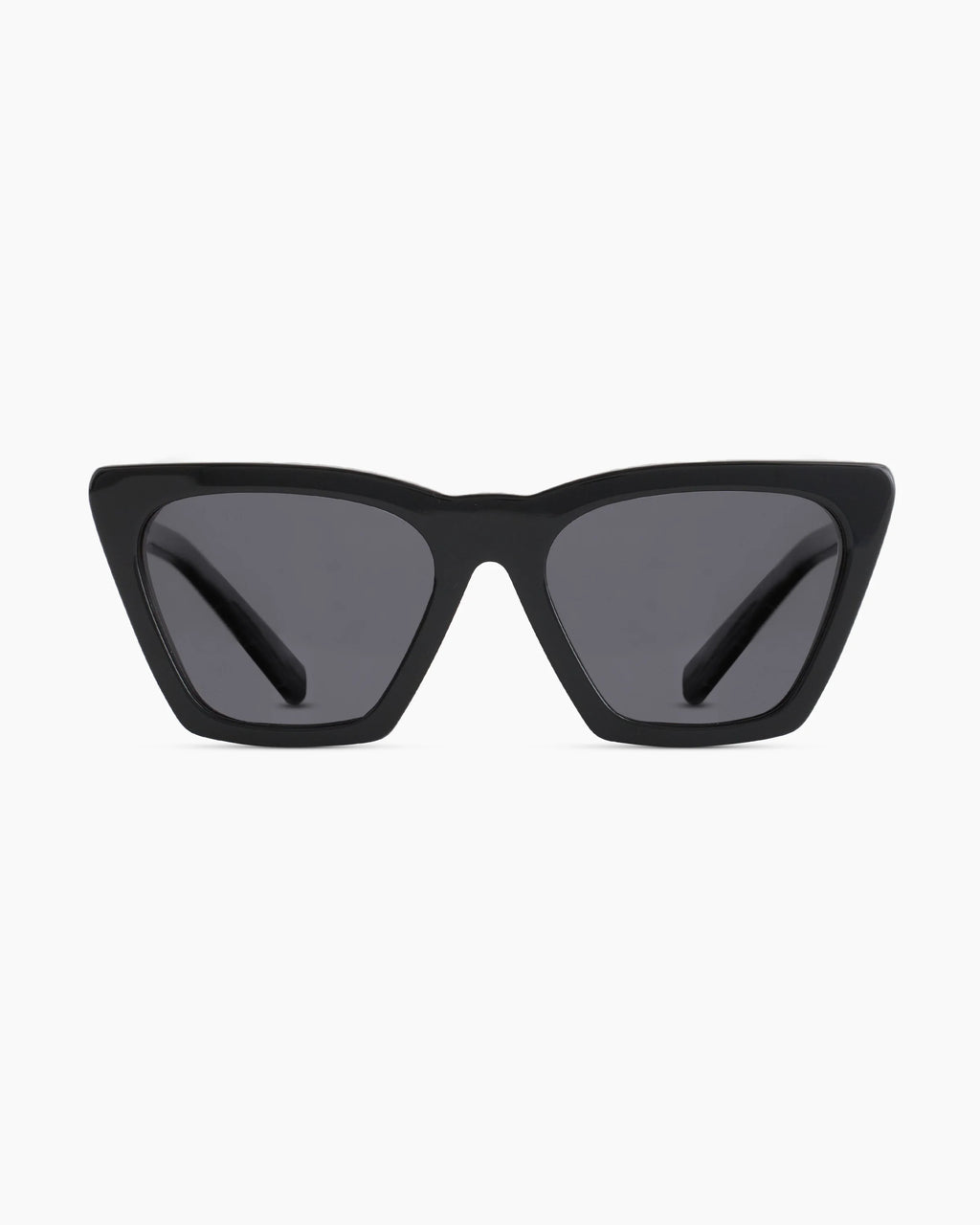 Andy Polarized Acetate Sunglasses - One Size / Black with Grey lens