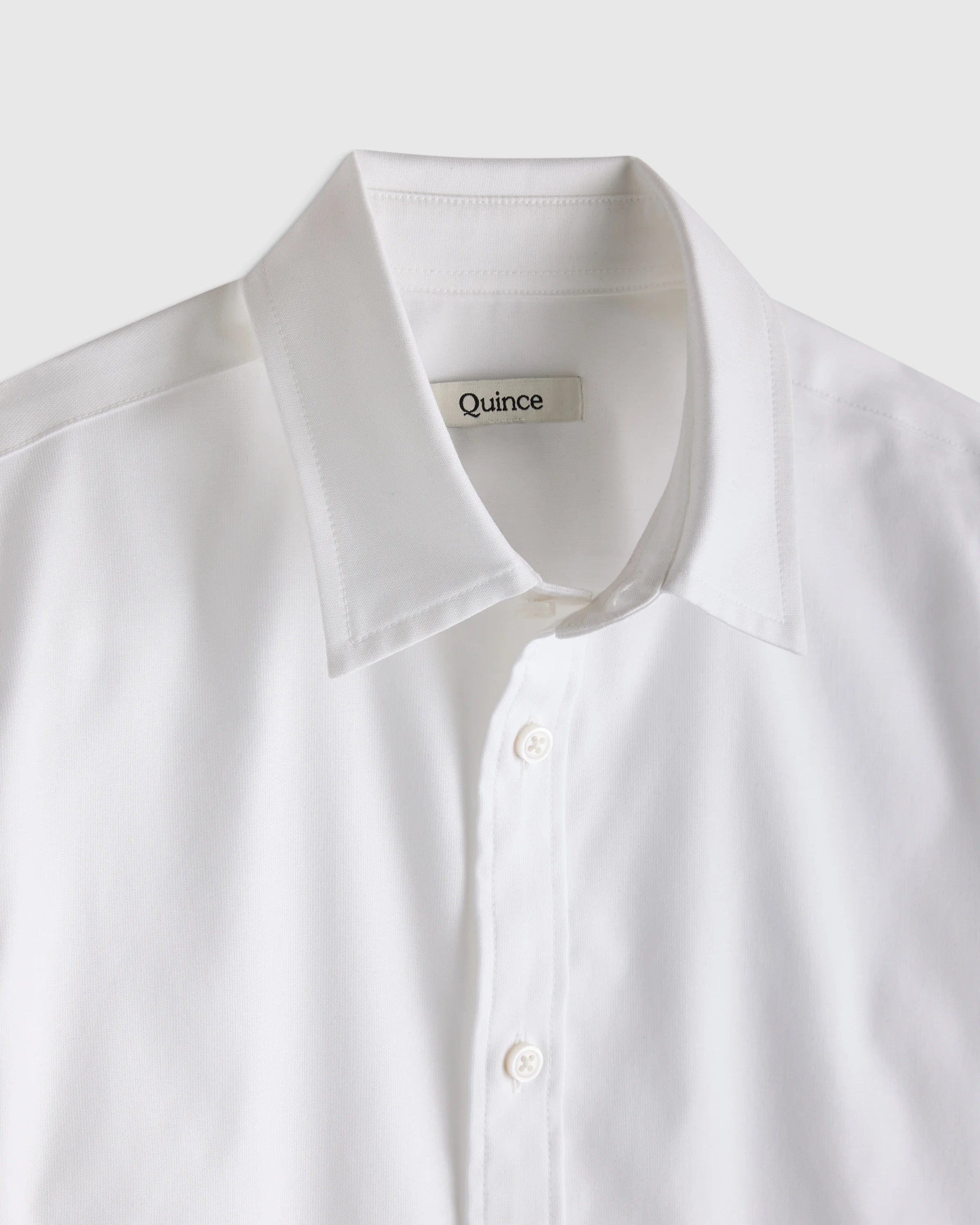 Organic Cotton Oxford Non-Iron Dress Shirt - 6 / White Secondary image