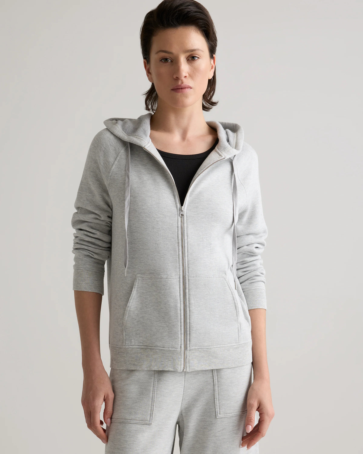 SuperSoft Fleece Full-Zip Hoodie - XS / Smoked Thyme Green
