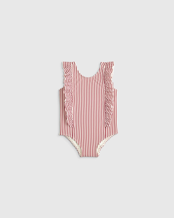 Ruffle One Piece Swimsuit - 0-3M / Pineapple