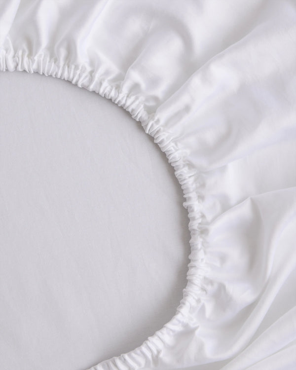 Signature Giza Cotton Sateen Fitted Sheet Set - Twin / Mineral
