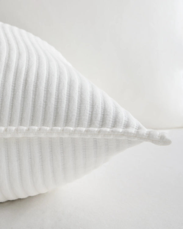 Organic Cotton Matelasse Euro Sham - Euro / Dried Sage