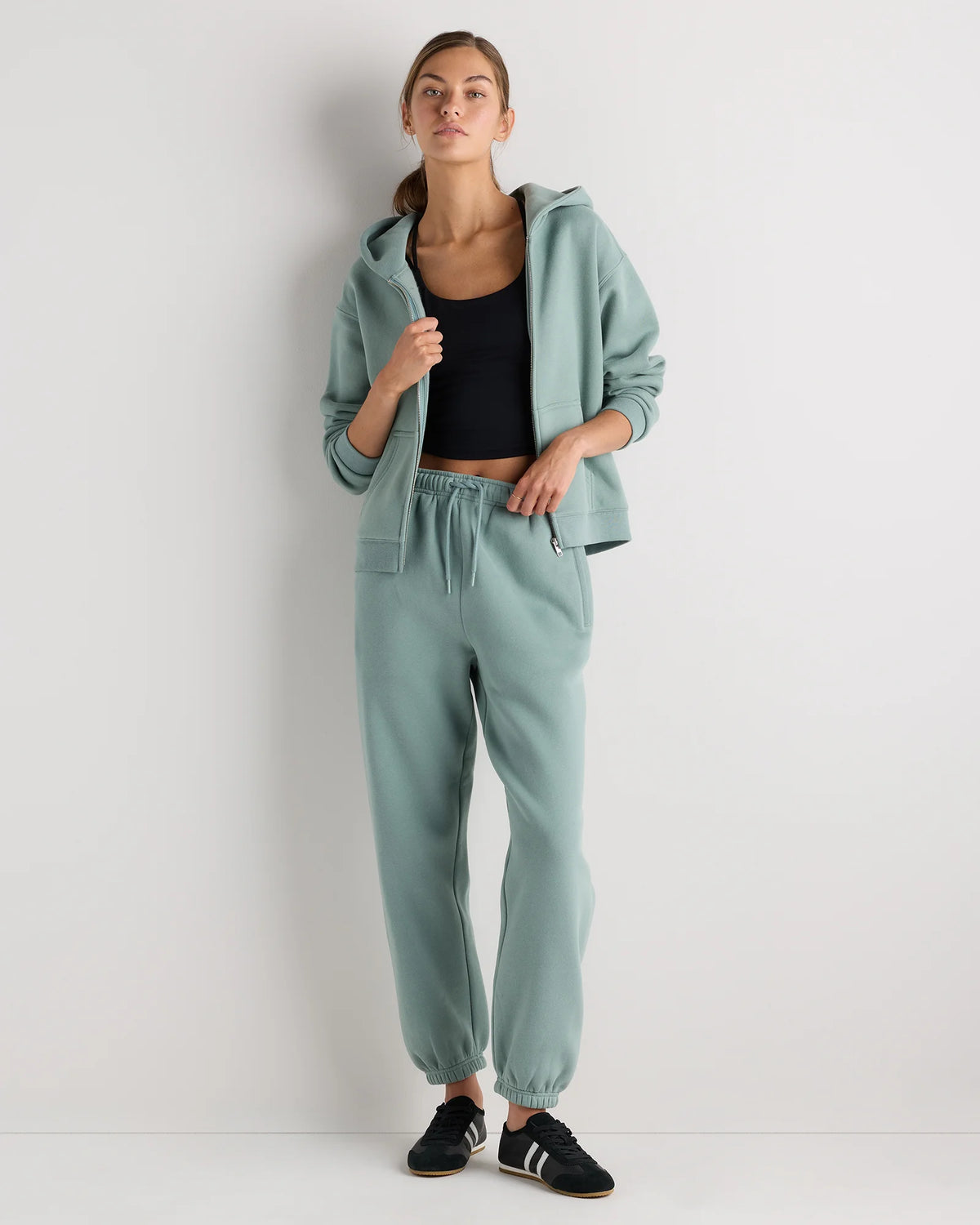 Everyday Fleece Joggers - XS / Coastal Sage Main image