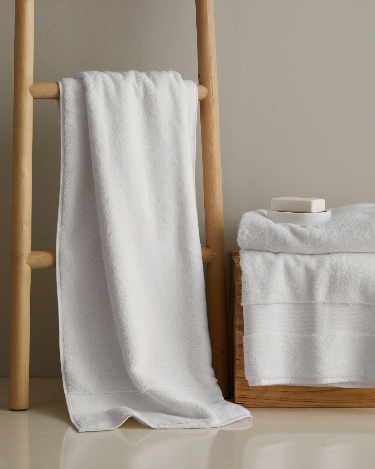 Turkish Ultra Plush Bath Towel Bundle - One Size / Mineral