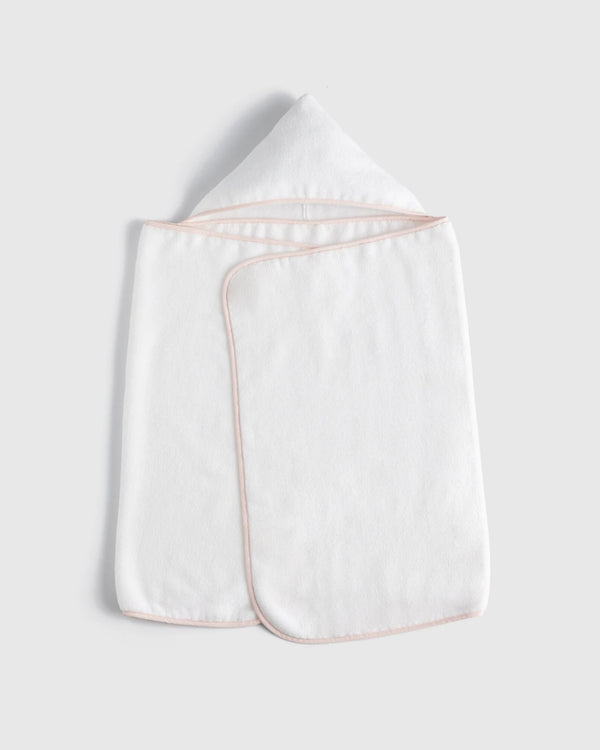 Organic Turkish Cotton Kids Hooded Towel Set 4-Pack - One Size / Light Blue