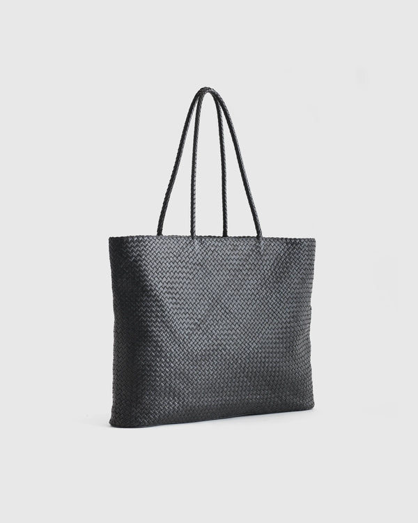 Siena Handwoven Tote - One Size / Taupe