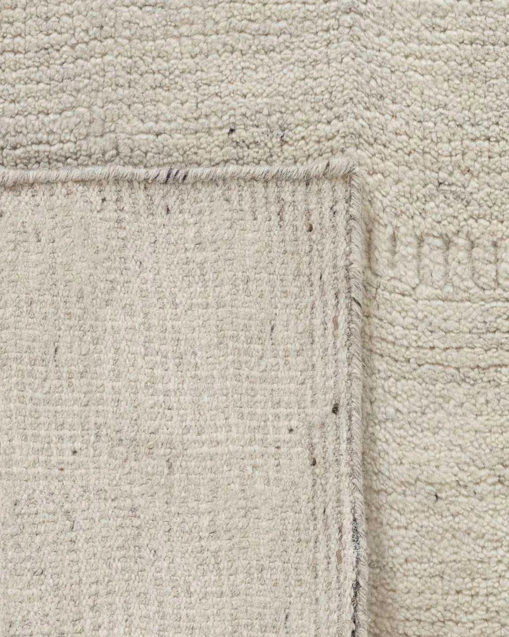 Wynona Hand-Knotted Wool Rug - 5' x 7'6" / Beige