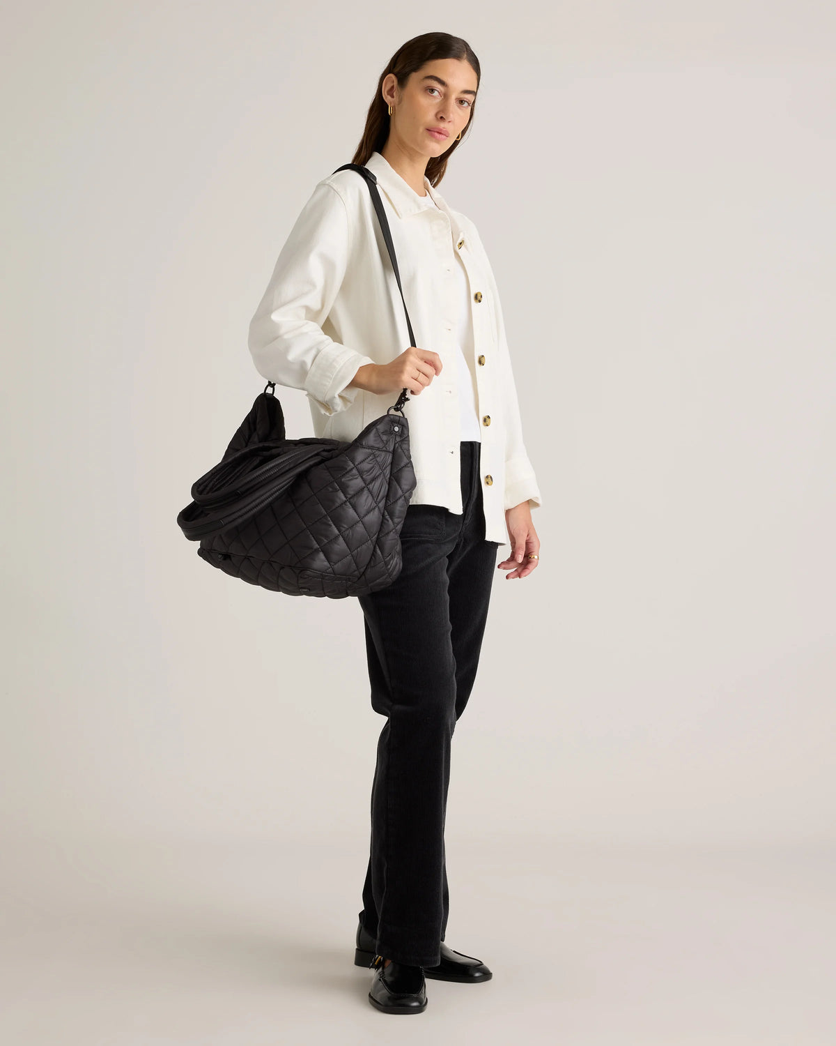 Transit Quilted Carry-All Tote - One Size / Porcelain Blue