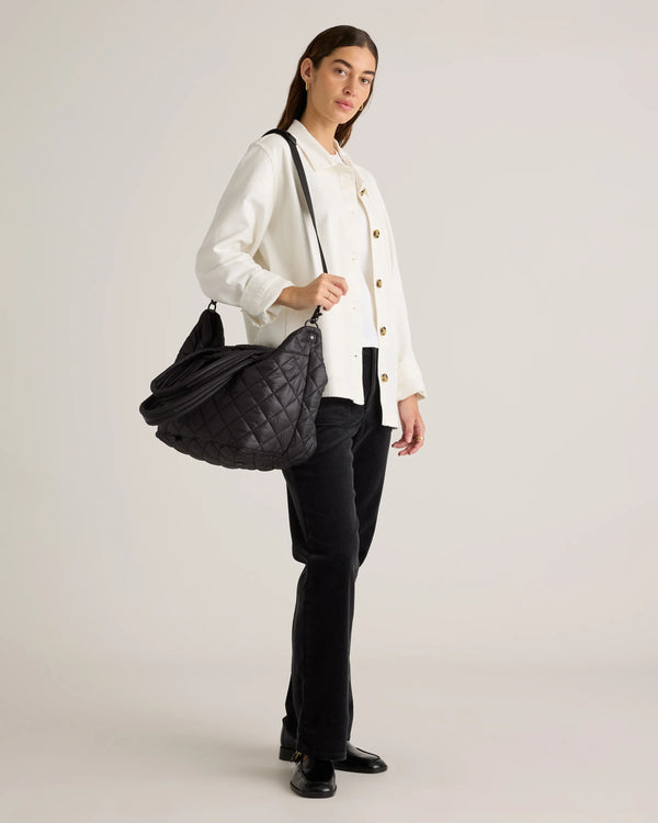 Transit Quilted Carry-All Tote - One Size / Porcelain Blue
