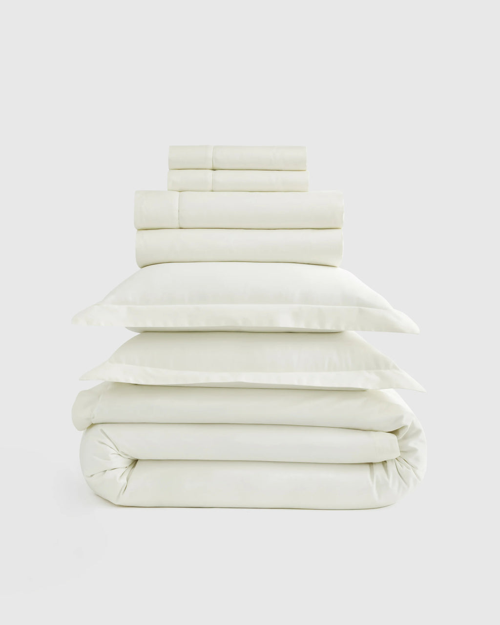 Signature Giza Cotton Sateen Deluxe Bedding Bundle - Twin / Dried Sage