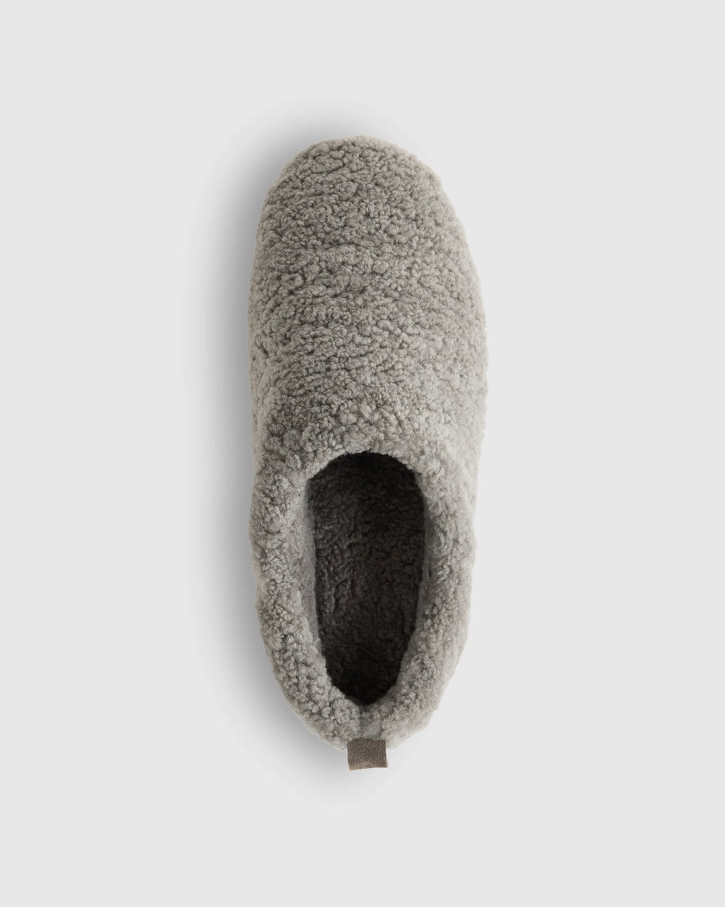Men's Genuine Shearling Lounge Slipper - 7 / Black