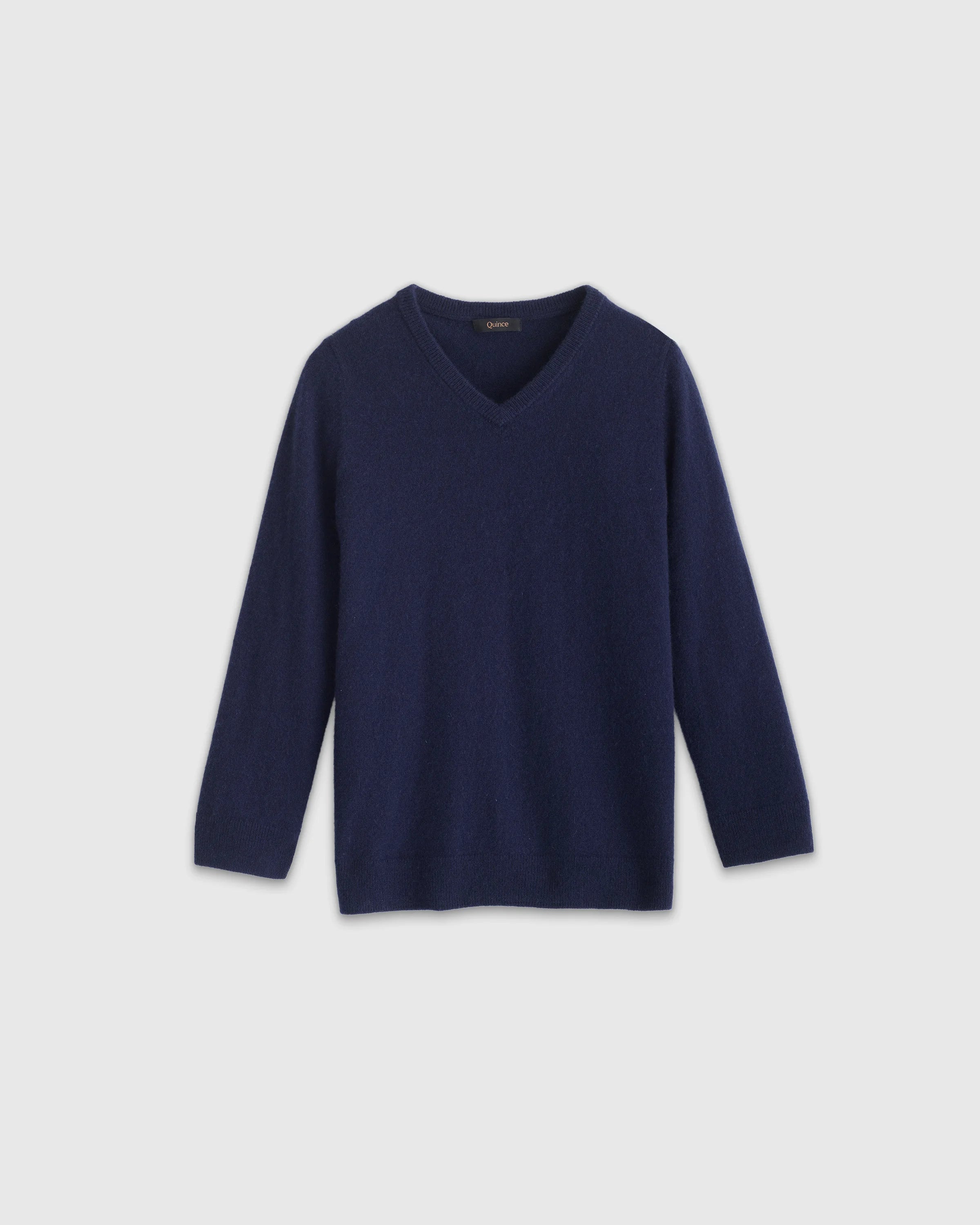 Washable Cashmere V-Neck Sweater - 2T / Black Secondary image