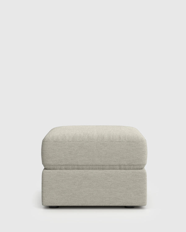 Ashford Deep Seat Ottoman in Performance Basketweave - One Size / Navy