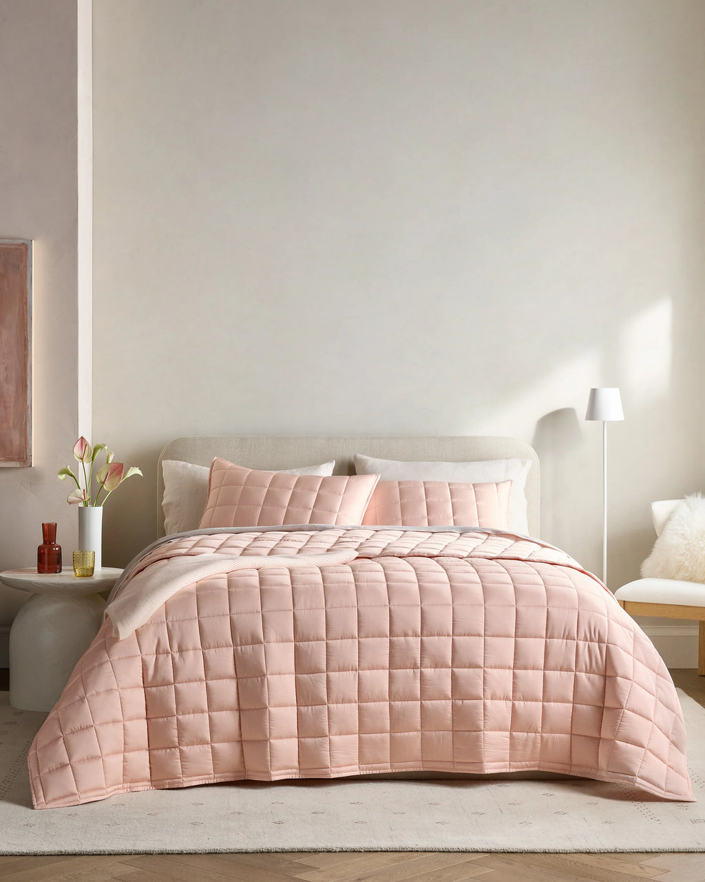 Bamboo Box Quilt Set - Twin / Sage