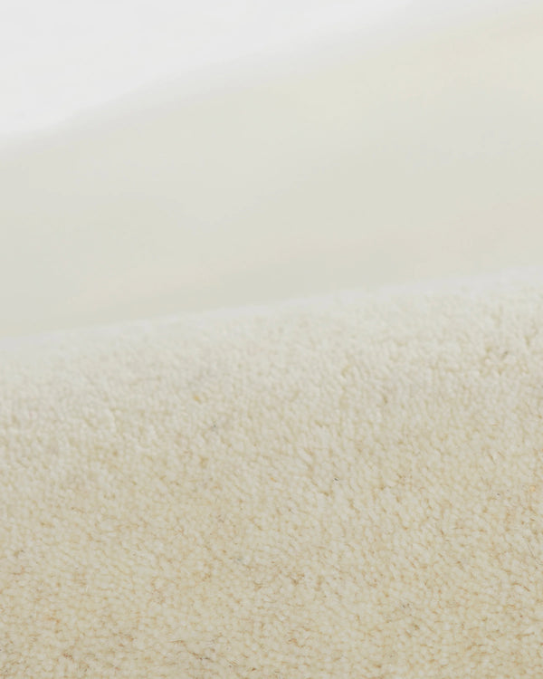 Scalloped Border Hand-Tufted Rug - 5' x 8' / Mustard