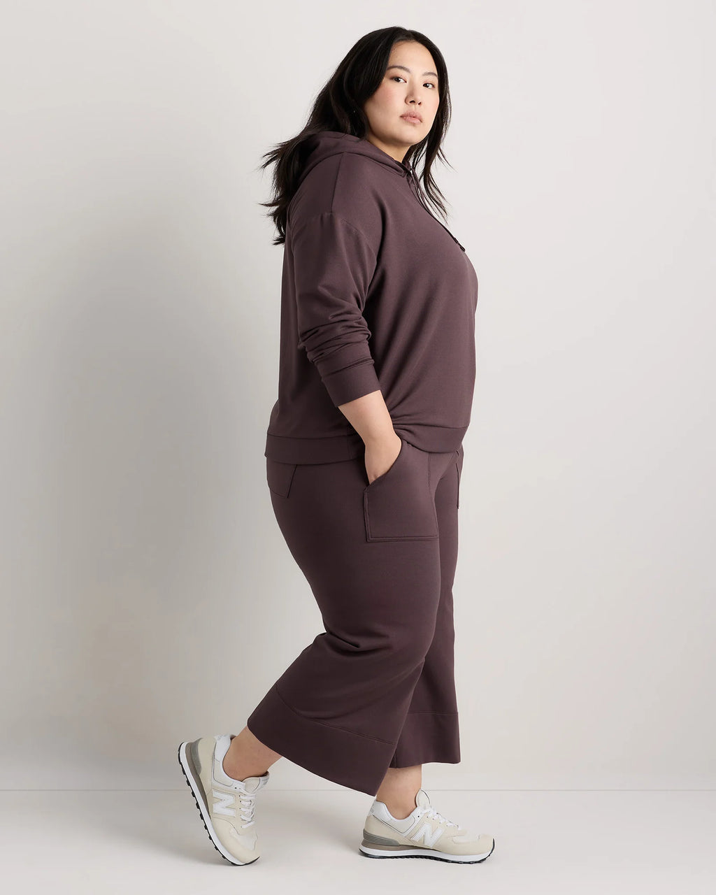 SuperSoft Fleece Pullover Hoodie - 1X / Dried Fig