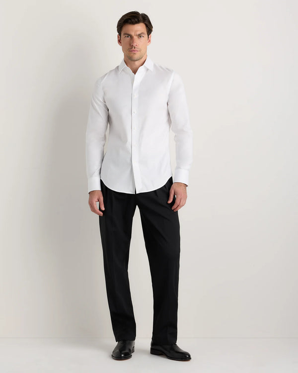 Organic Cotton Oxford Non-Iron Dress Shirt - S / Pale Blue