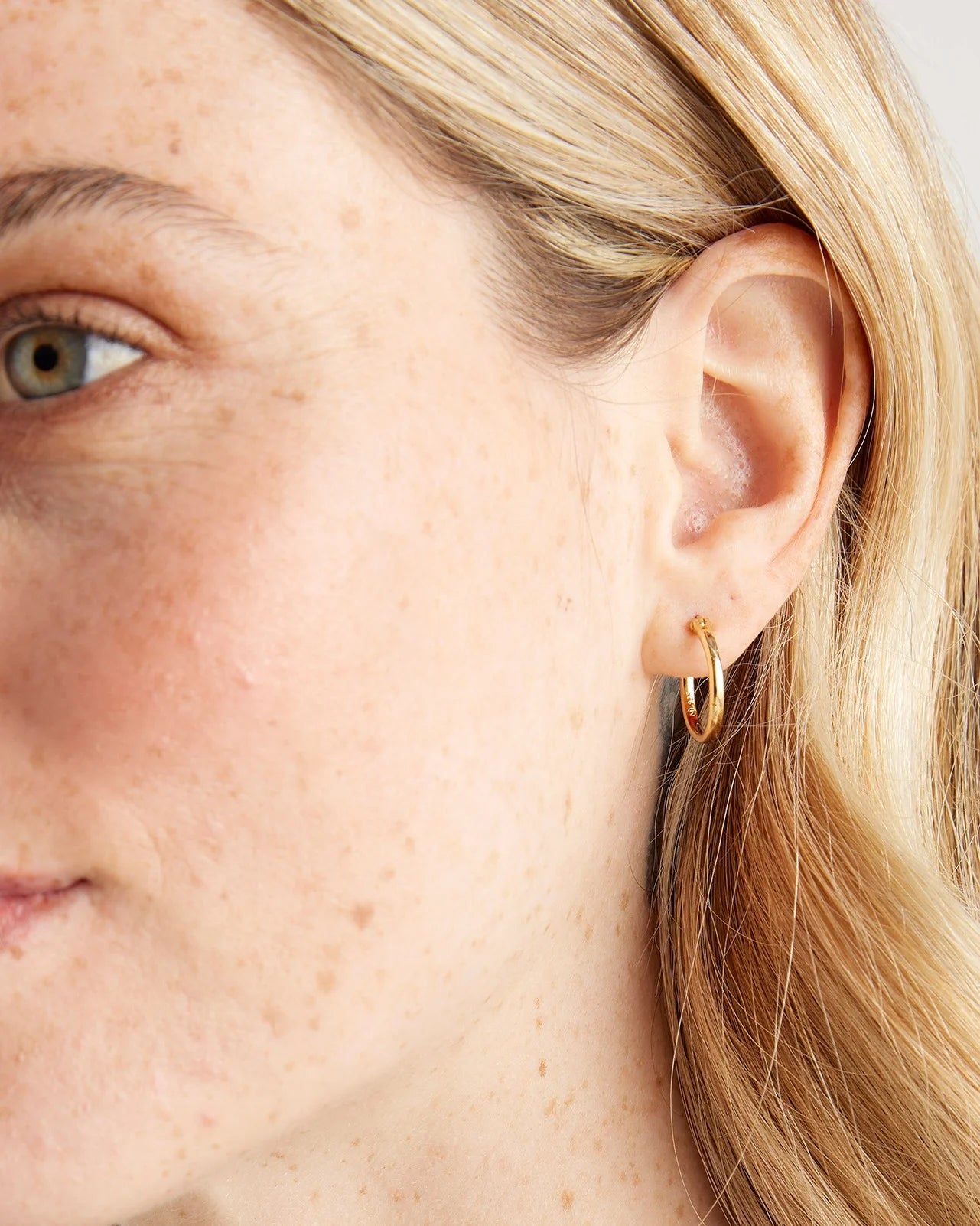 Midi Hoops - One Size / Gold Vermeil Secondary image