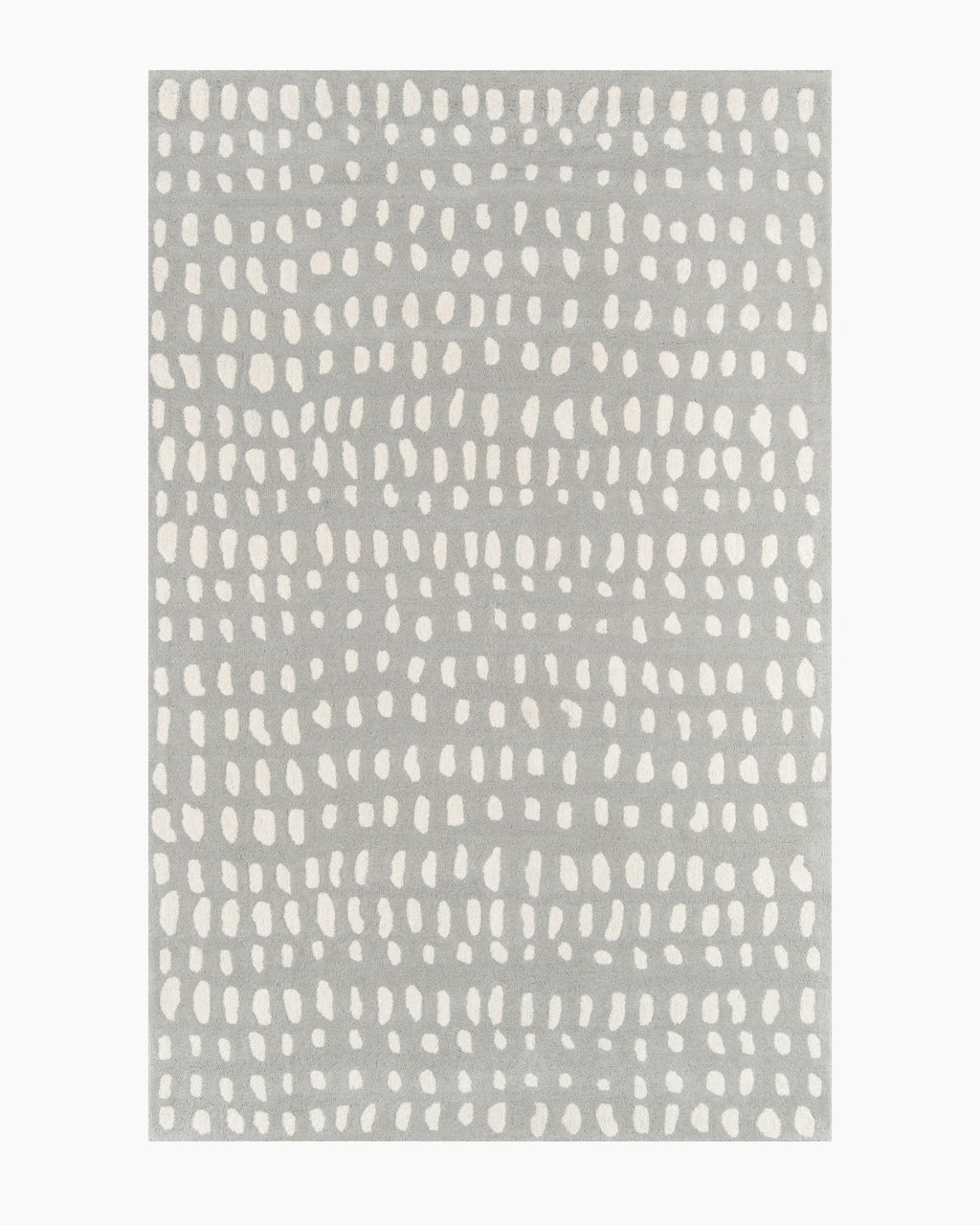 Painterly Dots Hand-Tufted Wool Rug - 3'6" x 5'6" / Navy