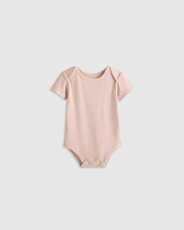Softest Rib Short Sleeve Bodysuit - 0-3M / Deep Sea Blue
