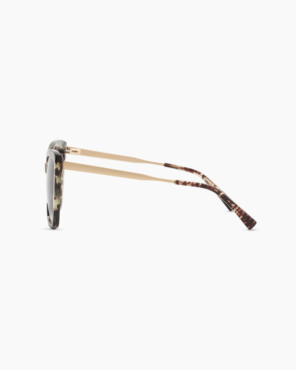 Ishara Polarized Acetate Sunglasses - One Size / Sand Tortoise with Grey Gradient lens