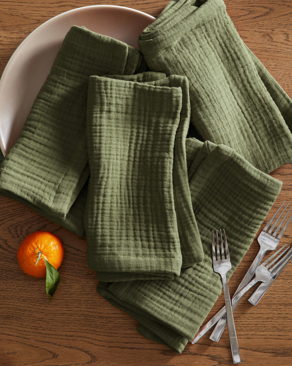 Organic Cotton Gauze Napkins - One Size / Chocolate