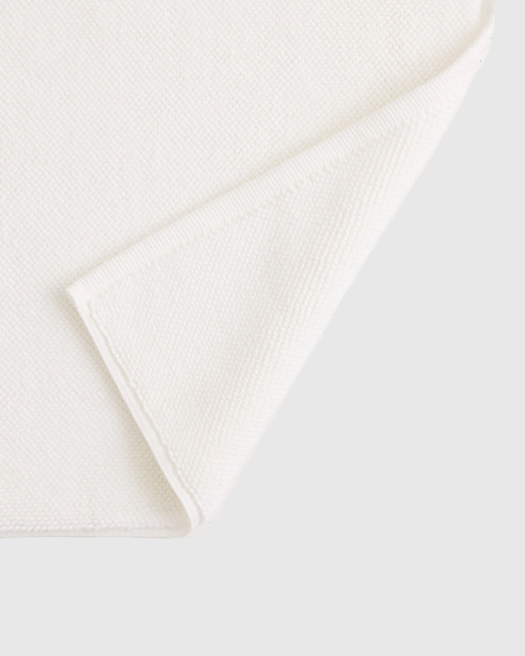 Turkish Cotton Bath Mat Bundle - One Size / White