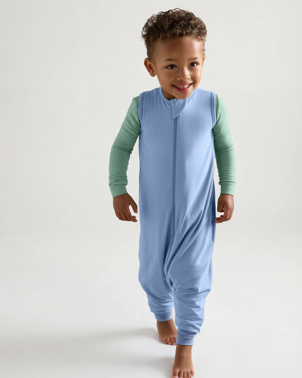 Bamboo Sleep Bag Walker 1.0 TOG - M / Colony Blue Main image