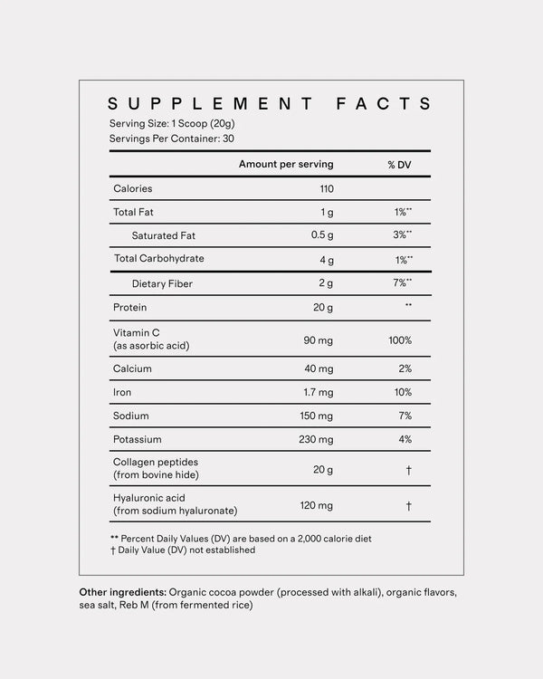 Grass-Fed Collagen Peptides Plus - One Size / Chocolate