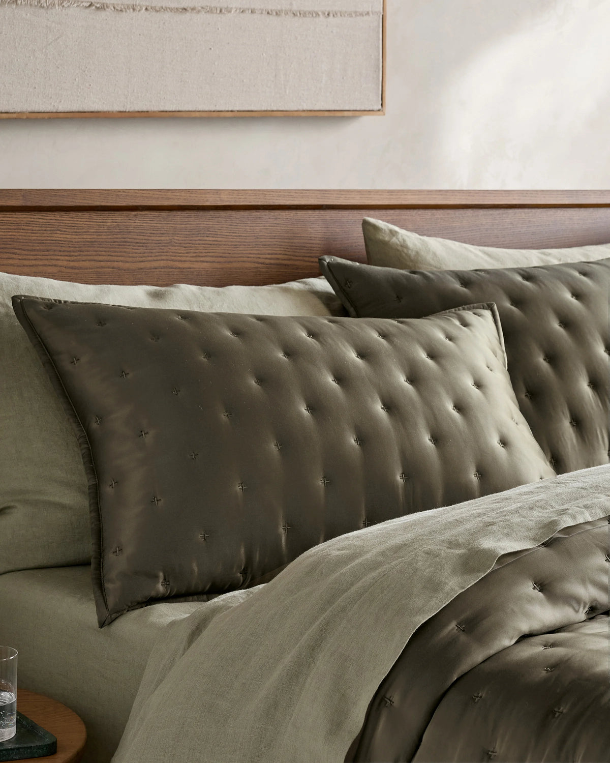 Bamboo Dream Quilt Set - Twin / Sage