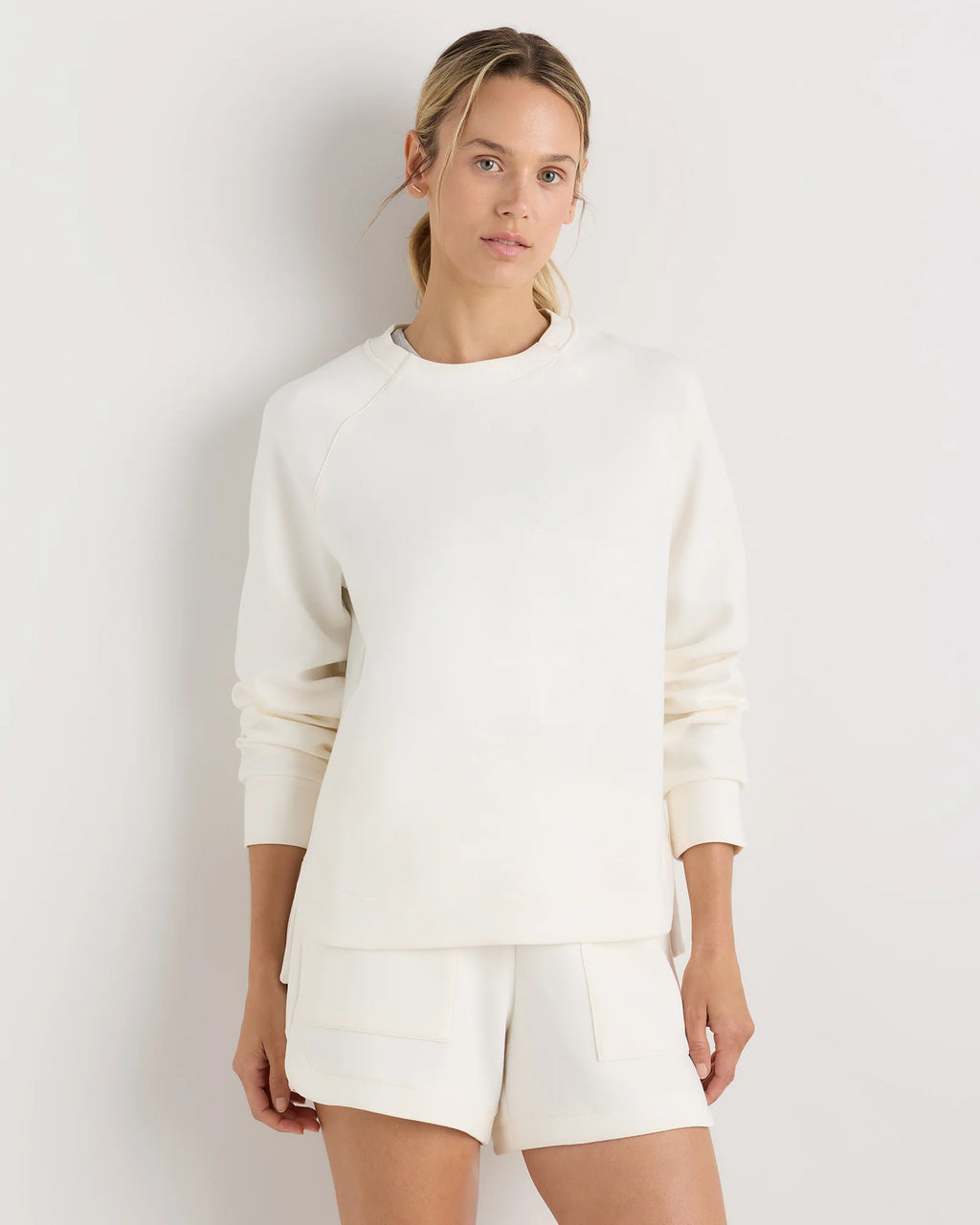 CloudComfort Crewneck Sweatshirt - XS / Pebble Beige