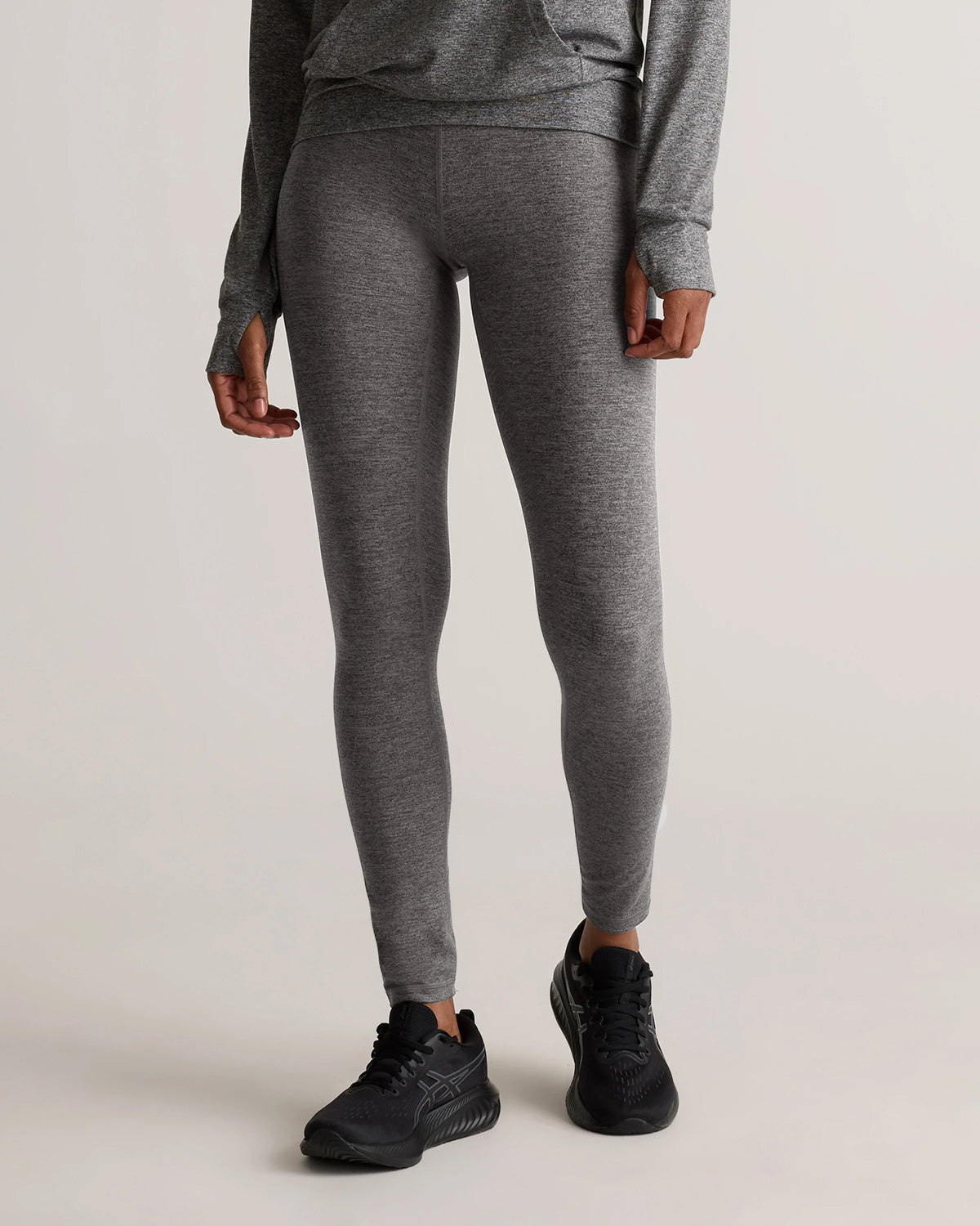 Ultra-Soft High-Rise Legging - XS / Heather Oatmeal