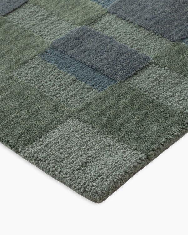 Maddox Wool Rug - 5' x 8' / Green