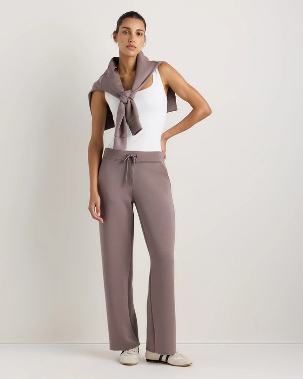CloudComfort Wide Leg Pants - XS / Pebble Beige