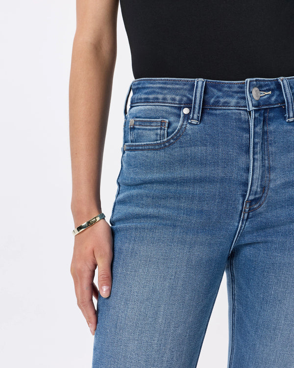 Bella Stretch Kick Flare Jeans - 24 / Deep Rinse