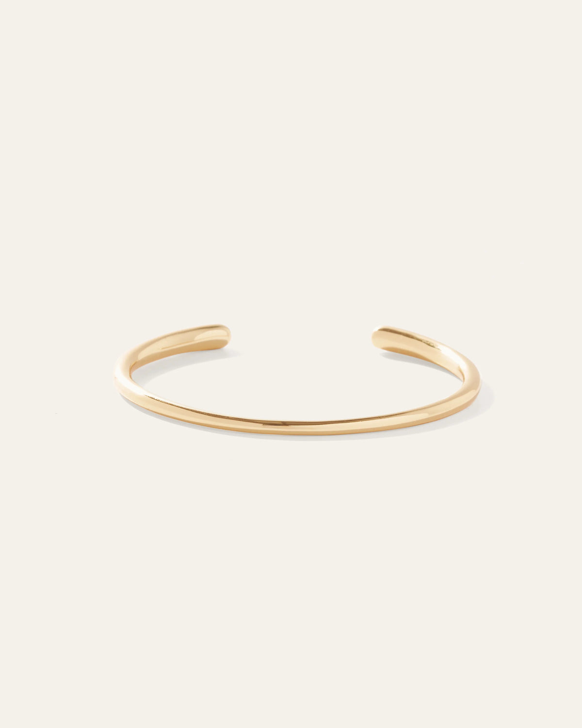 Open Contour Cuff Bracelet - One Size / Gold Vermeil Main image