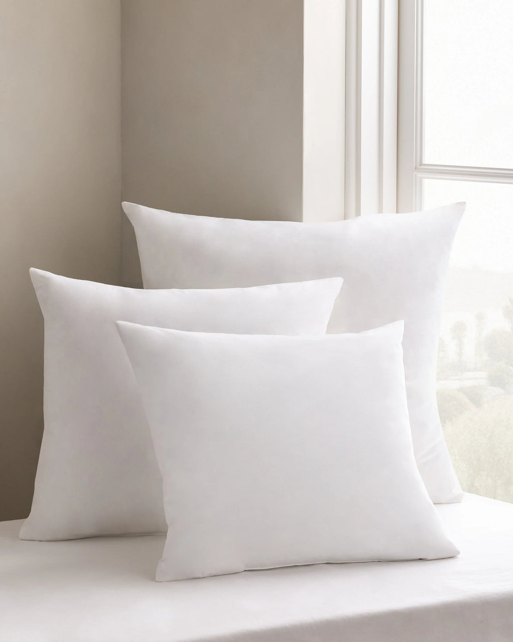Premium Feather Pillow Insert - 20x20 / No Color