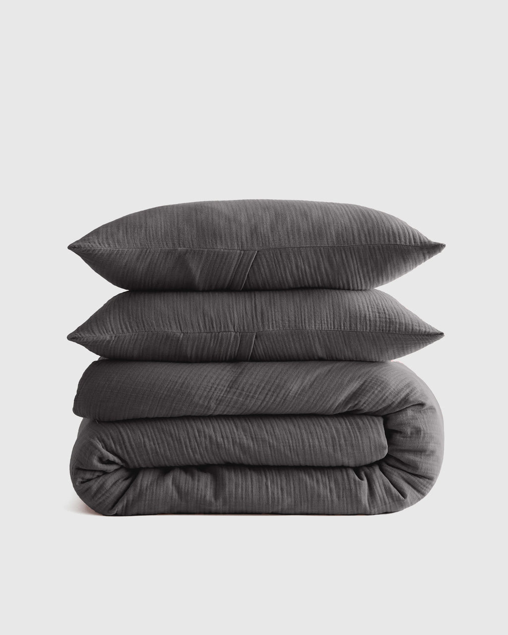 Organic Cotton Gauze Duvet Cover Set - Twin / Dried Sage