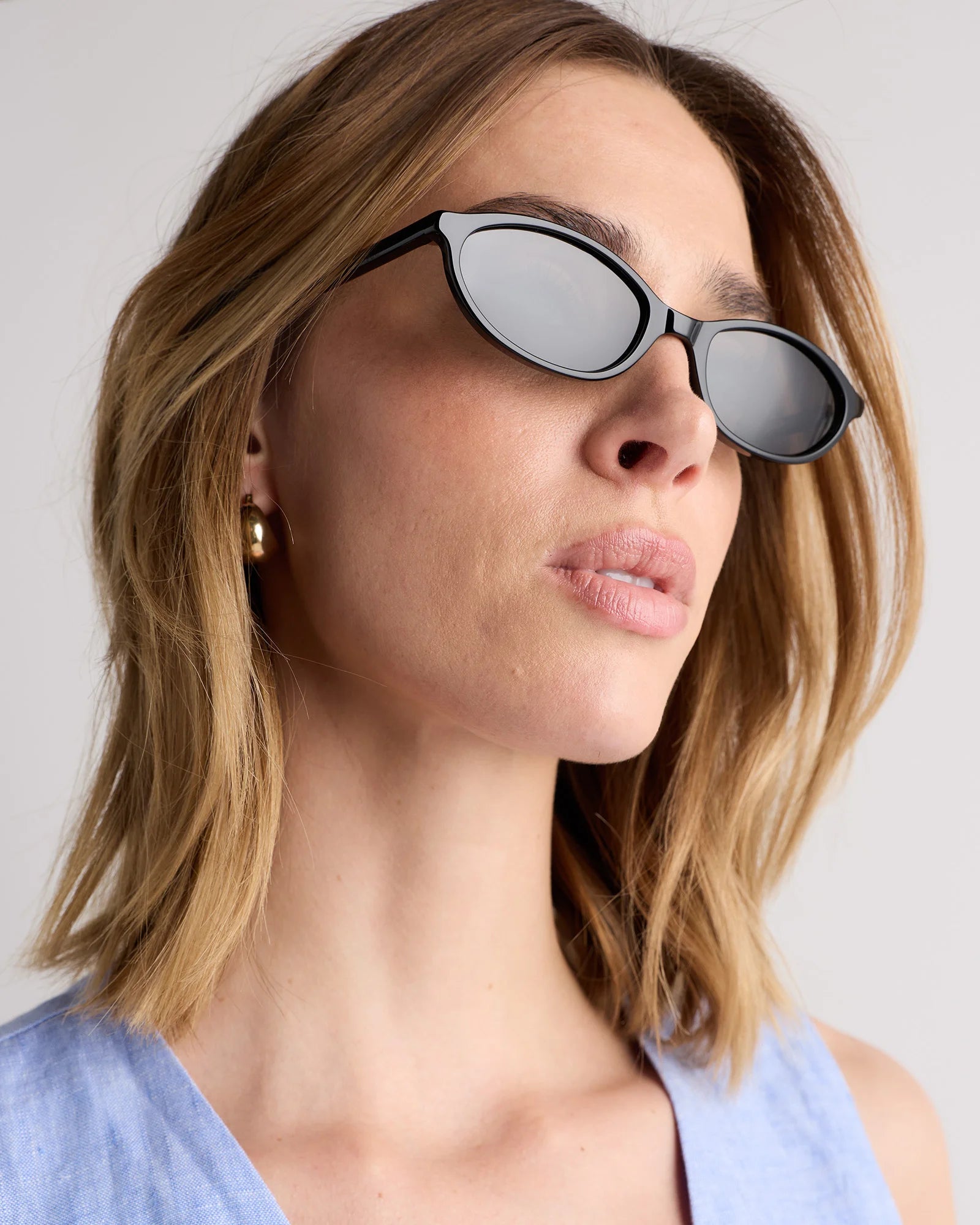 Amalfi Polarized Acetate Sunglasses - One Size / Black with Grey lens Secondary image