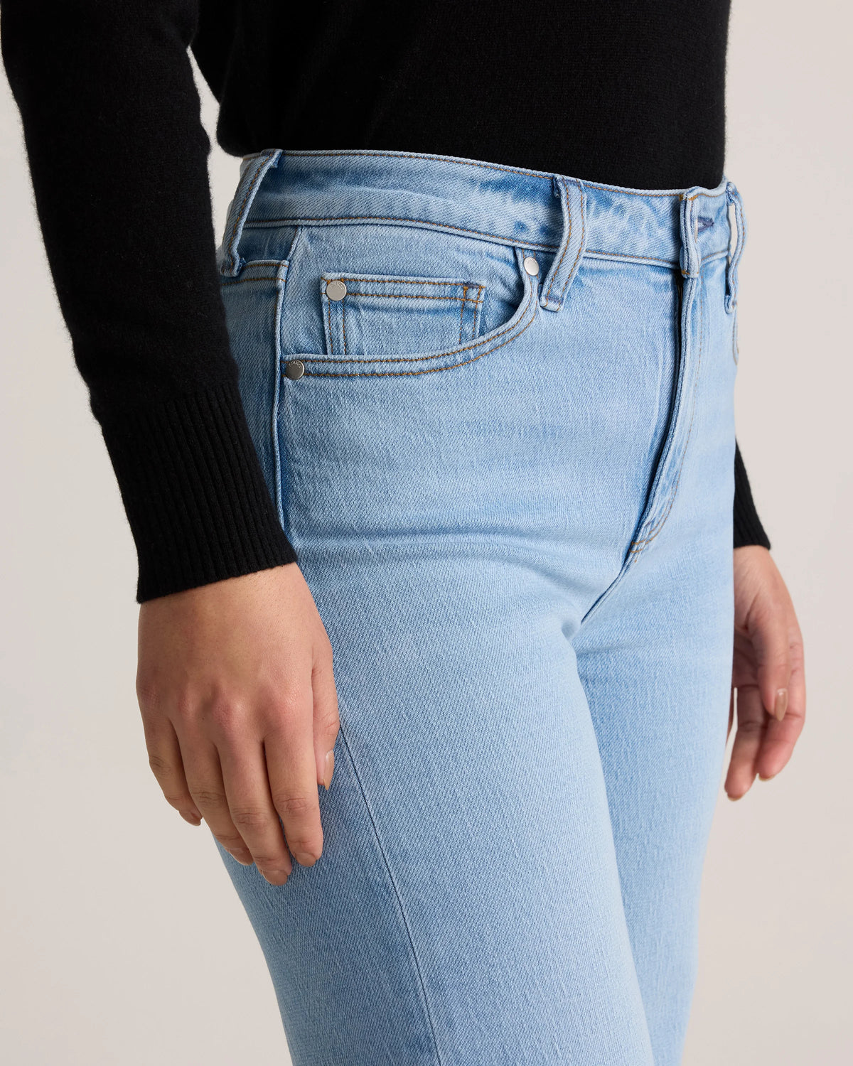 Bella Stretch Relaxed Straight Jeans - 24 / Obsidian Blue