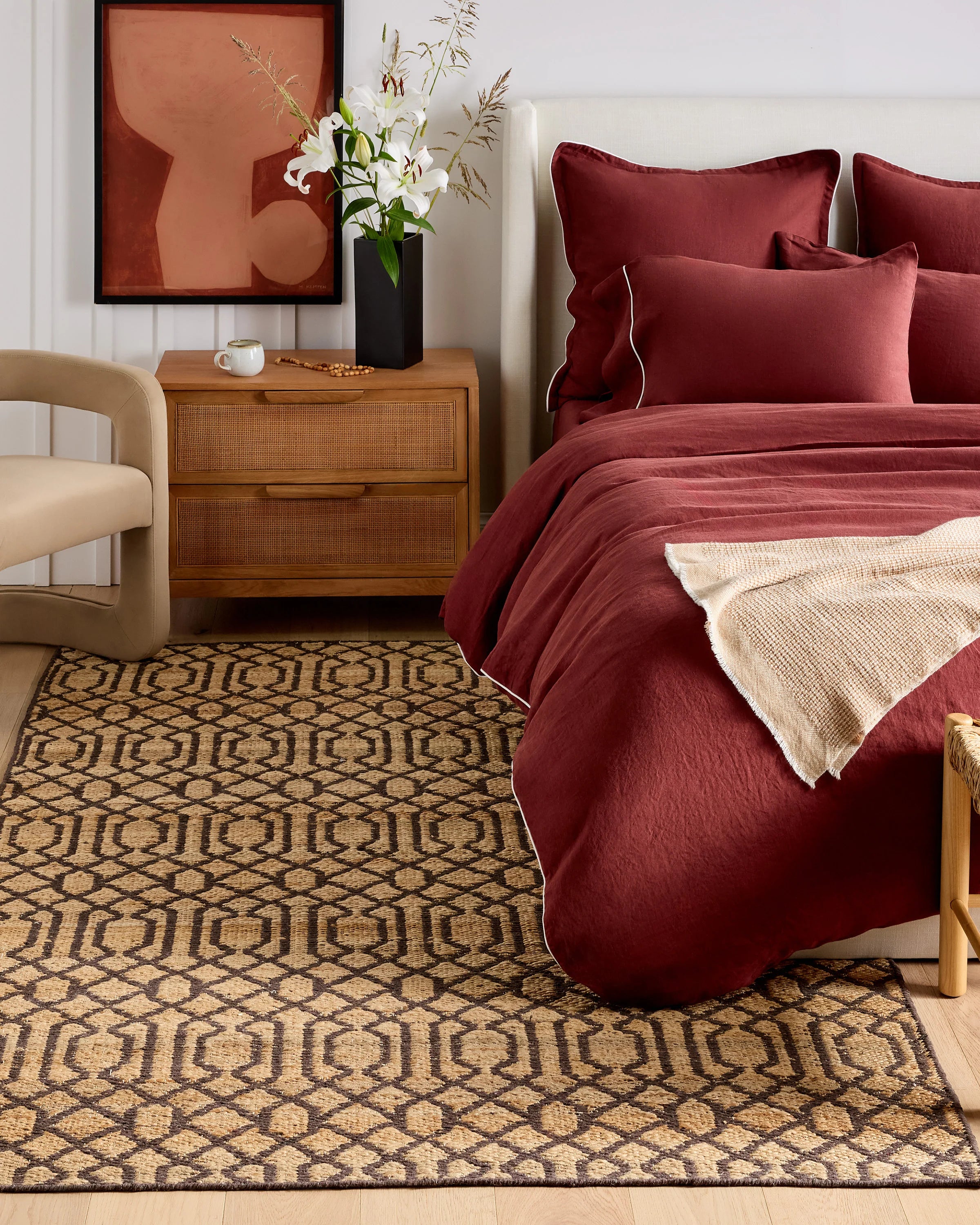 Birch Handwoven Jute-Blend Rug - 5' x 8' / Brown Secondary image