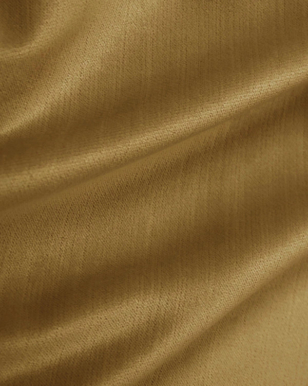 Square Bed in Performance Velvet - Full / Butterscotch