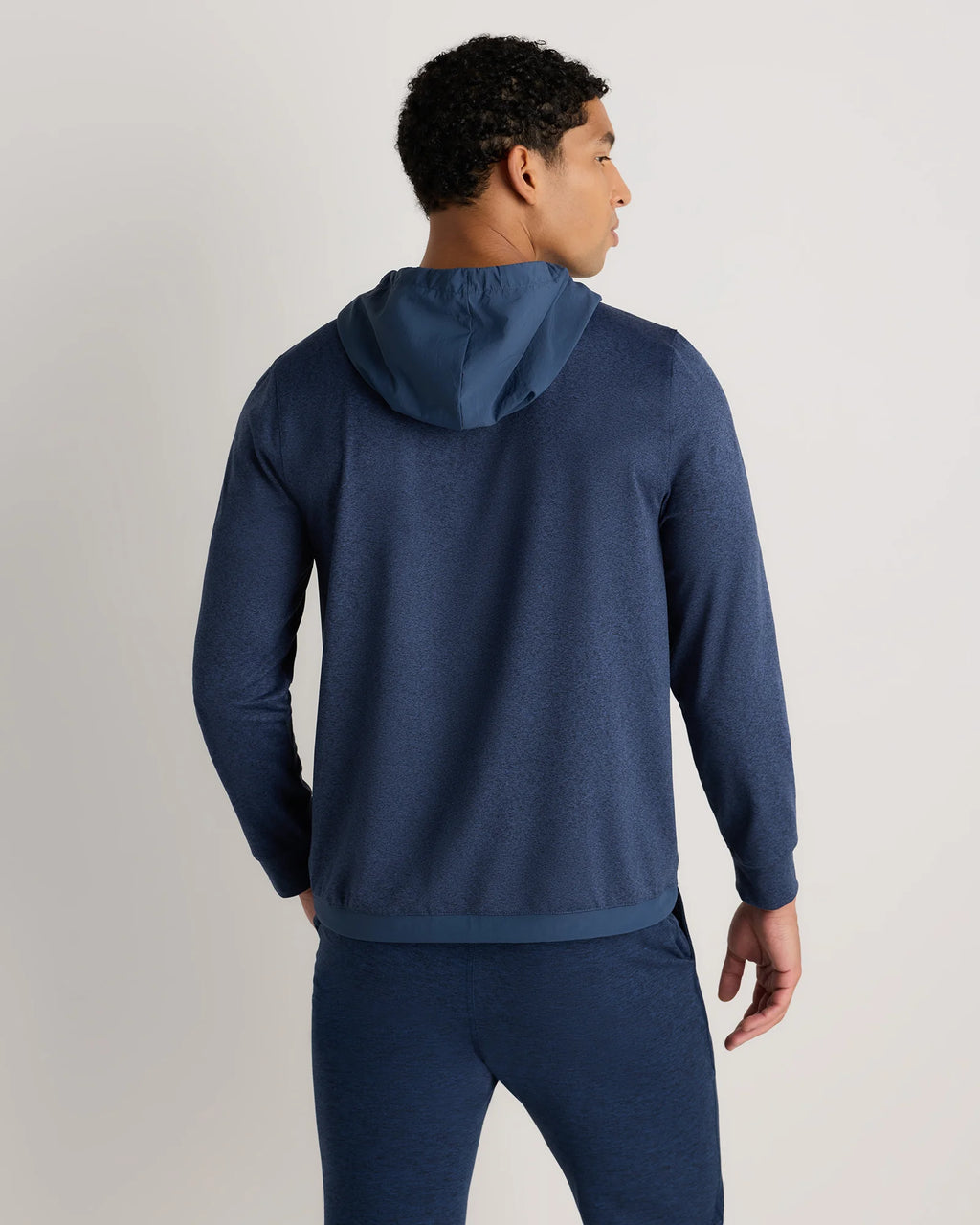 Flowknit Performance Hybrid Pullover Hoodie - S / Heather Green